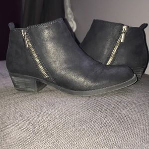 Black ankle booties